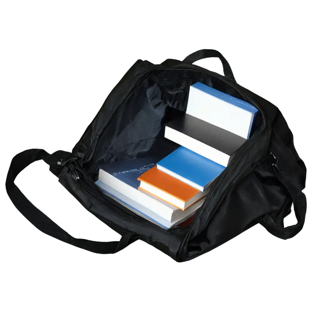 A-Bag-Full-of-Medical-Books-PNG-HighQuality-Image-for-Educational-and-Healthcare-Content