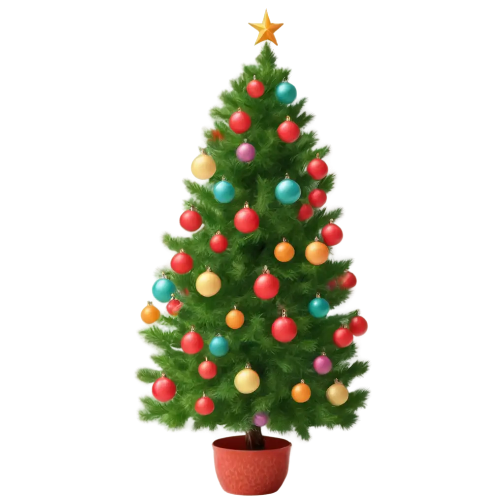 3D-PNG-Christmas-Tree-with-Decorative-Balls-and-Lights-Perfect-for-Holiday-Visuals