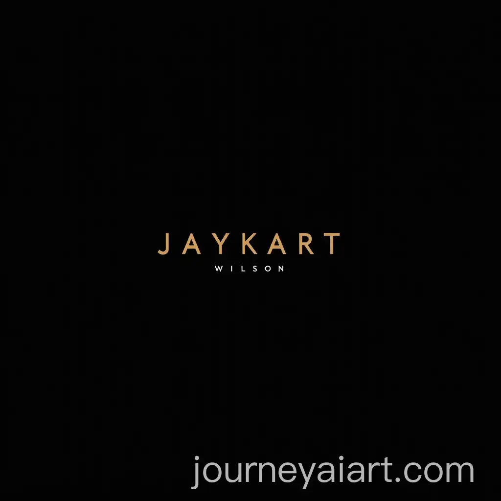 Elegant-Minimalistic-Luxury-Logo-Design-for-Jaykart-Wilson-in-Gold-and-Black