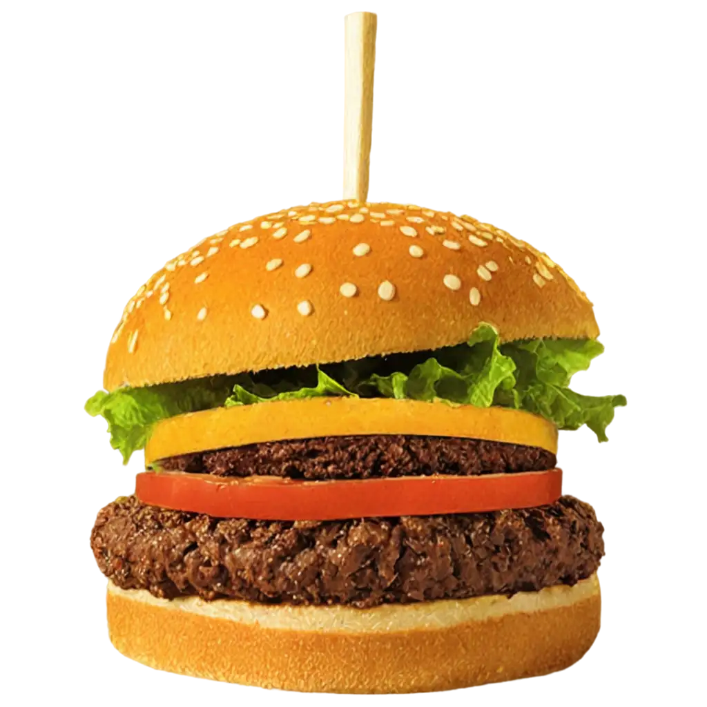 HighQuality-Burger-PNG-Image-for-Versatile-Digital-and-Print-Use