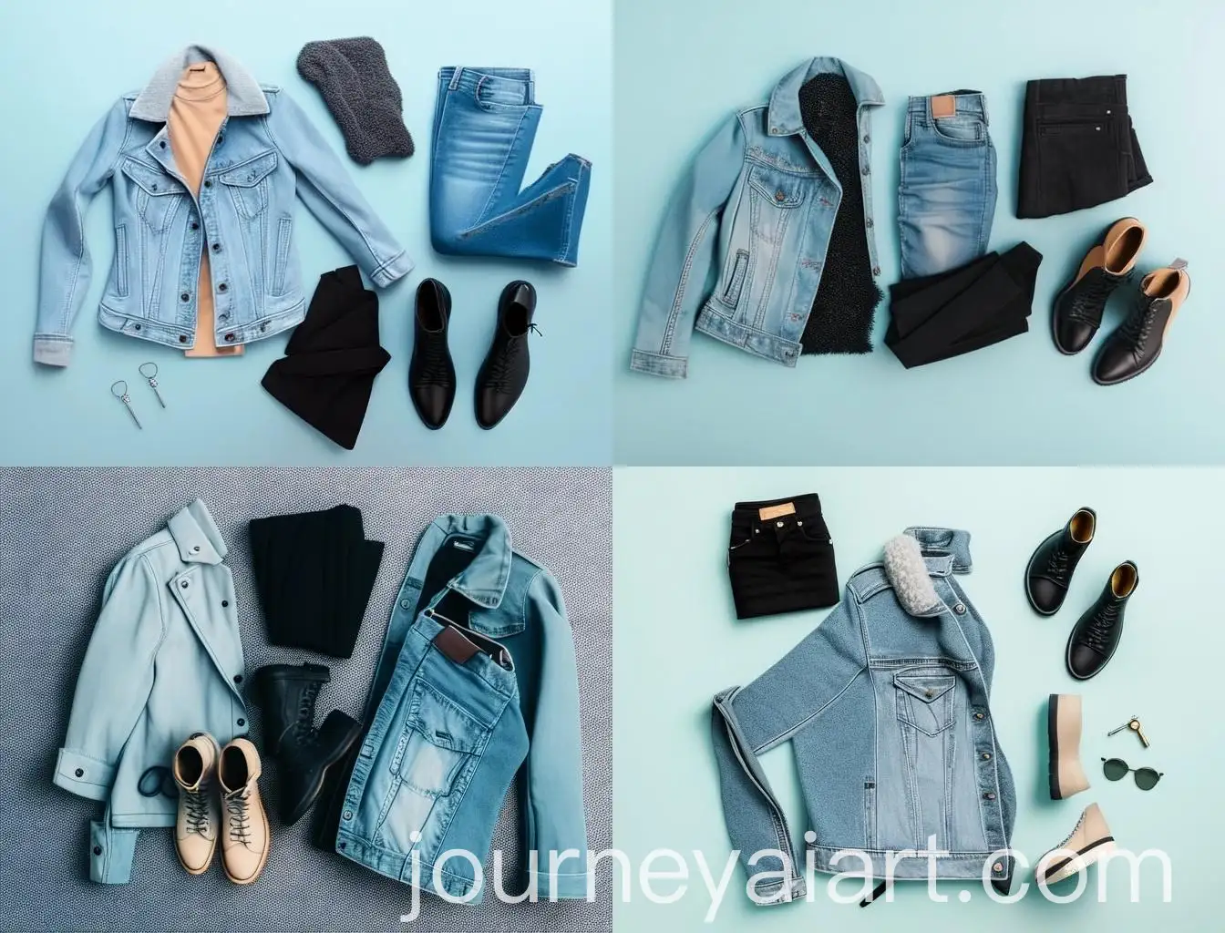 Stylish-Womens-Outfit-Grey-Crop-Sweater-Blue-Jeans-Black-Jacket-and-Luxury-Black-Boots