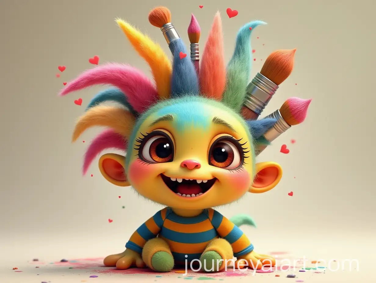 Pinturn-the-Baby-Monster-with-Paintbrush-Hair-and-Playful-Expression