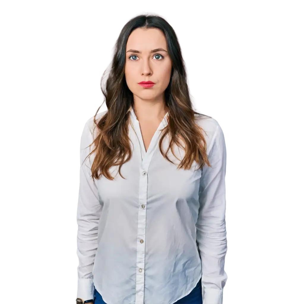 Professional-PNG-Image-of-a-30YearOld-American-Woman-in-Collared-Shirt