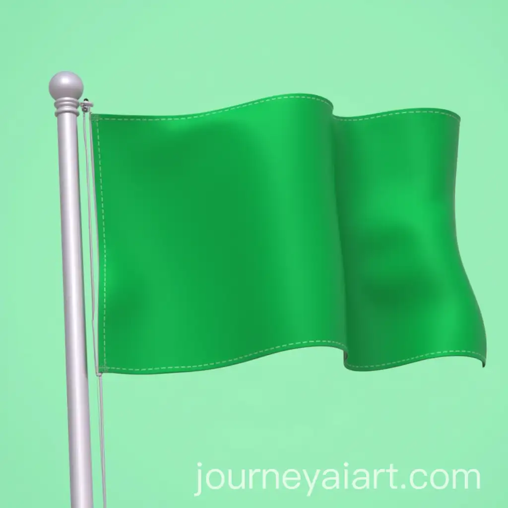 Vintage-Green-Flag-on-a-Checkered-Racing-Track