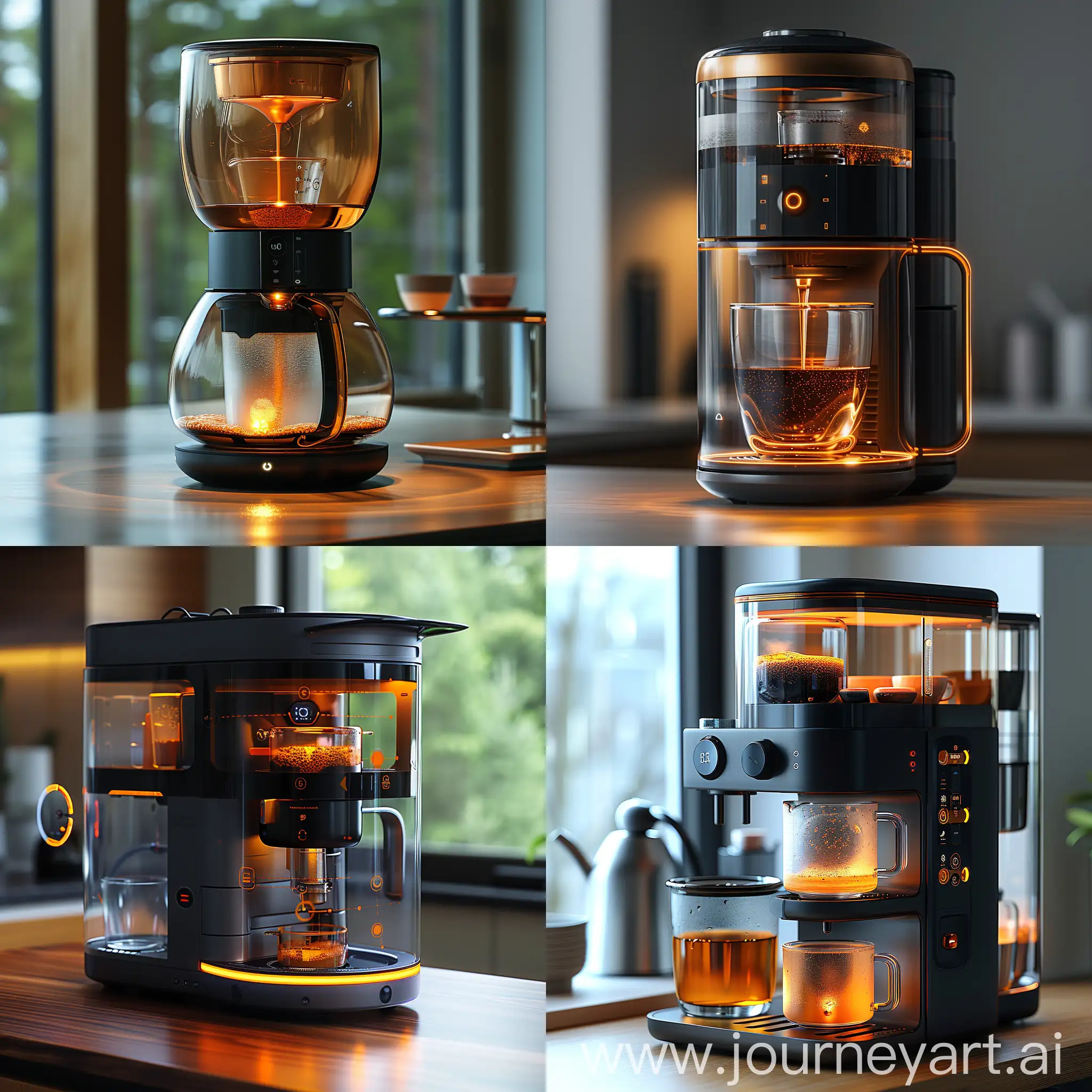 Futuristic-AIPowered-Coffee-Maker-with-NanoInfusion-Technology