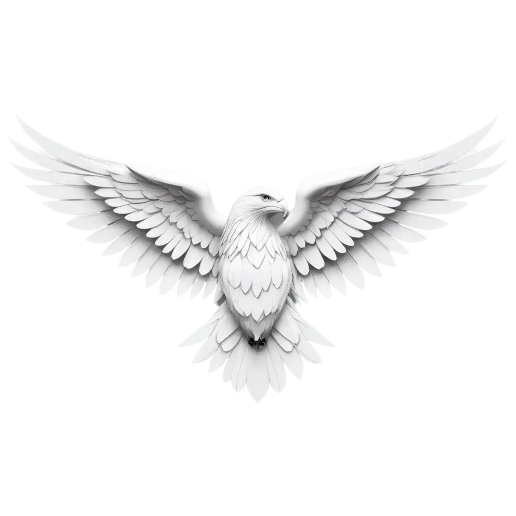 White-2D-Eagle-Vector-Logo-PNG-HighQuality-Emblem-for-Versatile-Branding