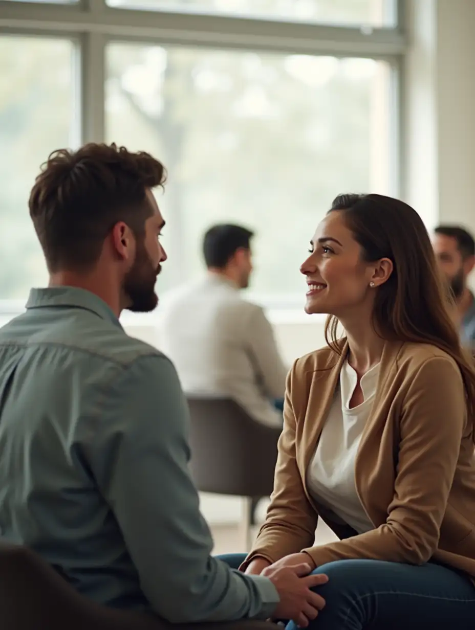 Couple-Engaged-in-Thoughtful-Conversation-in-Bright-Seminar-Room