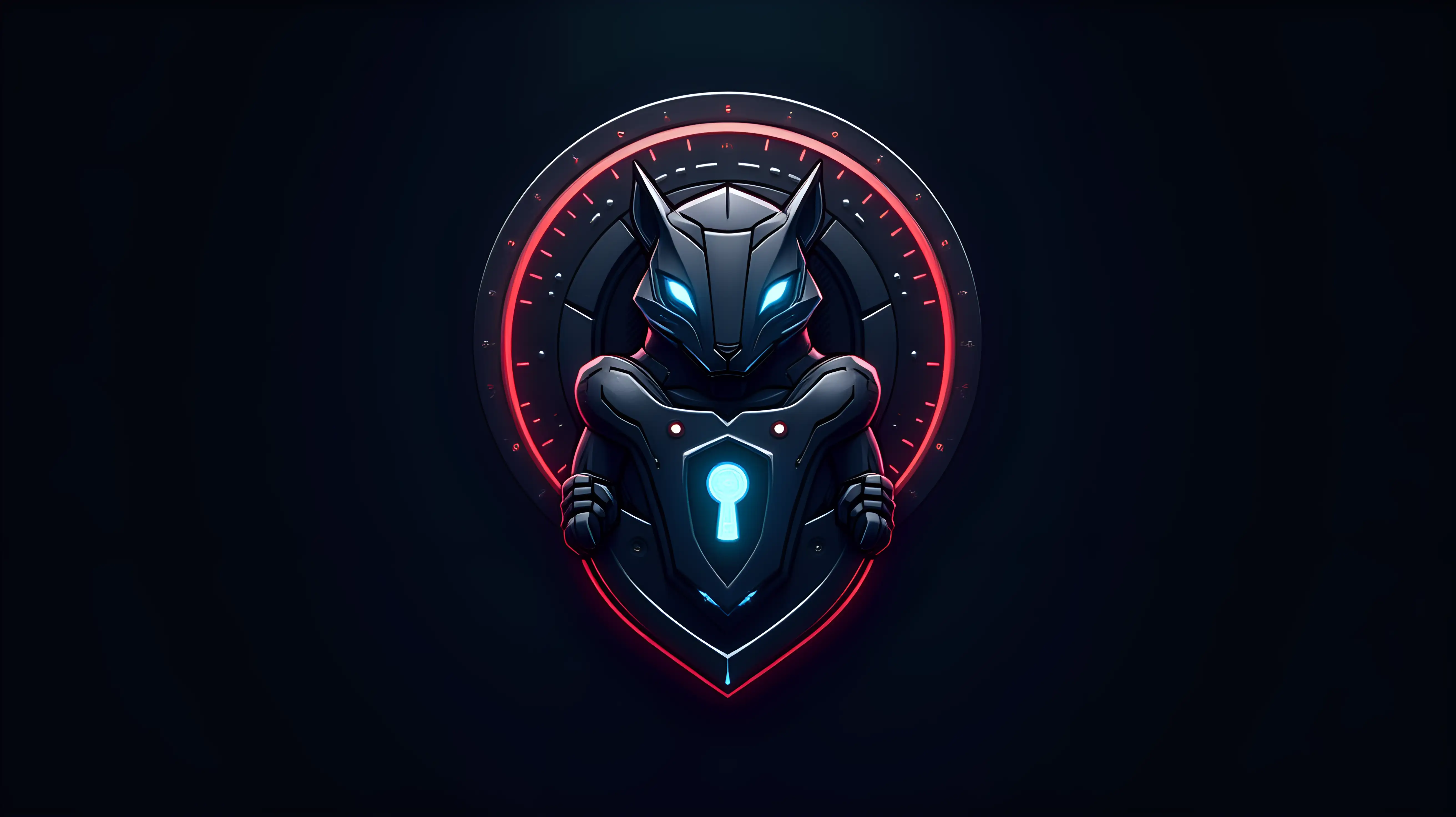 A sleek, abstract logo representing the Sentinel Protocol, symbolizing powerful cybersecurity, blockchain protection, and digital defense. The design features a cybernetic squirrel emblem, standing strong and battle-ready, with a fierce yet controlled expression. Its piercing, glowing blue or red eyes convey intelligence and unwavering vigilance. The squirrel is integrated into a bold, geometric shield, signifying impenetrable security. The shield is reinforced with high-tech plating and intricate blockchain circuitry patterns, emphasizing digital protection. Its clawed paws grip the edges of the shield, poised for defense, while its metallic, segmented tail wraps around the lower part, reinforcing its protective stance. Encircling the entire emblem is a dynamic, glowing circular frame, composed of interwoven blockchain nodes, encrypted circuitry, and cybernetic energy lines. This protective ring symbolizes decentralized security and unbreakable digital fortification, further enhancing the logo’s sense of strength and defense. At the center of the shield, a glowing keyhole or cryptographic security icon pulsates with energy, reinforcing trust, encryption, and next-gen security measures. The dark, minimalistic background contrasts against the glowing neon-lit elements, which radiate in deep gunmetal, metallic silver, and neon blue or red accents. The design is bold, symmetrical, and highly versatile, ensuring a powerful, recognizable brand identity that exudes absolute security with a formidable presence. Designed in a modern, emblematic style with a sharp, aggressive, yet noble energy, symbolizing unyielding digital protection with the strength to counter any threat.