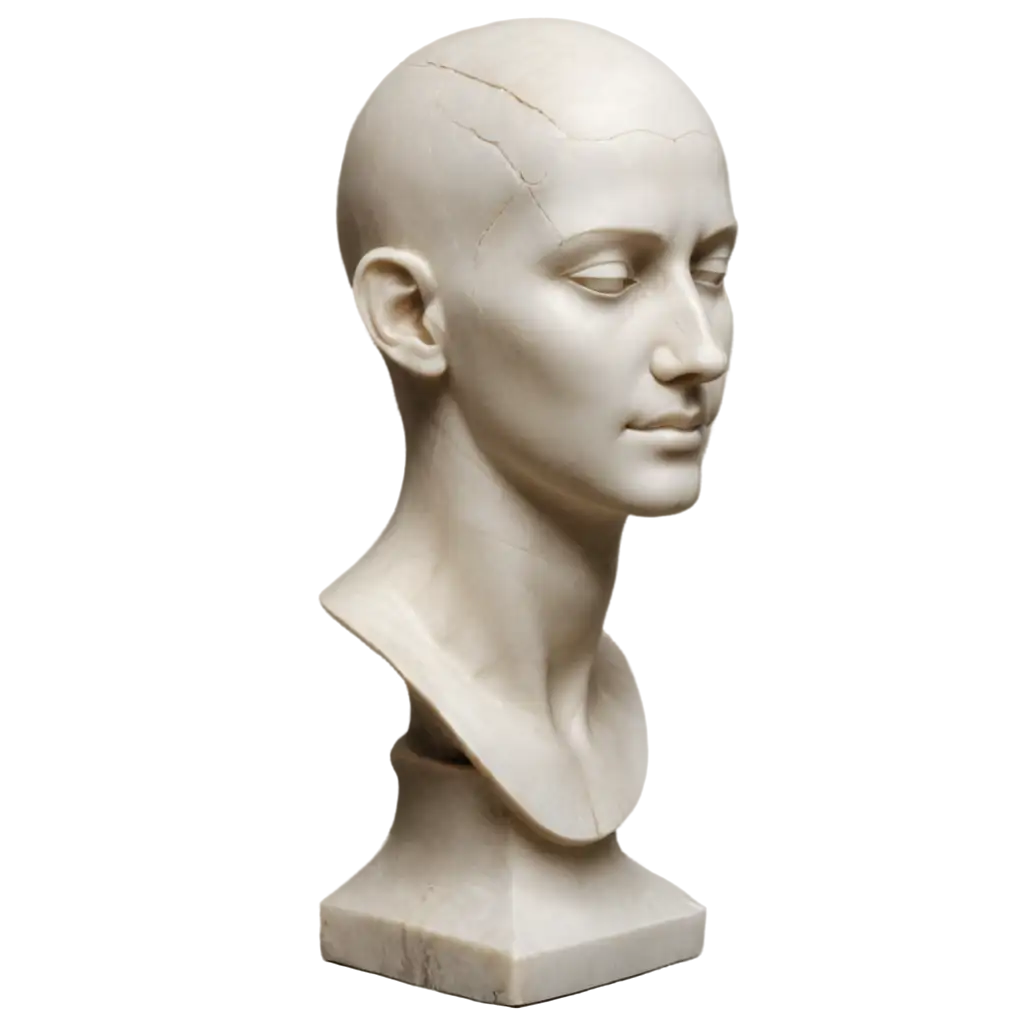 Cut-Marble-Statue-PNG-Detailed-Face-to-Neck-Sculpted-Design-with-No-Hair-or-Eyes