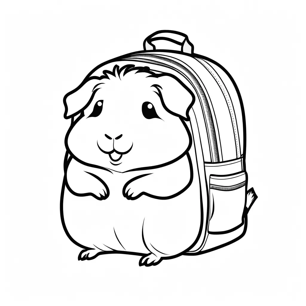 Guinea-Pig-Coloring-Page-with-Backpack-for-Kids