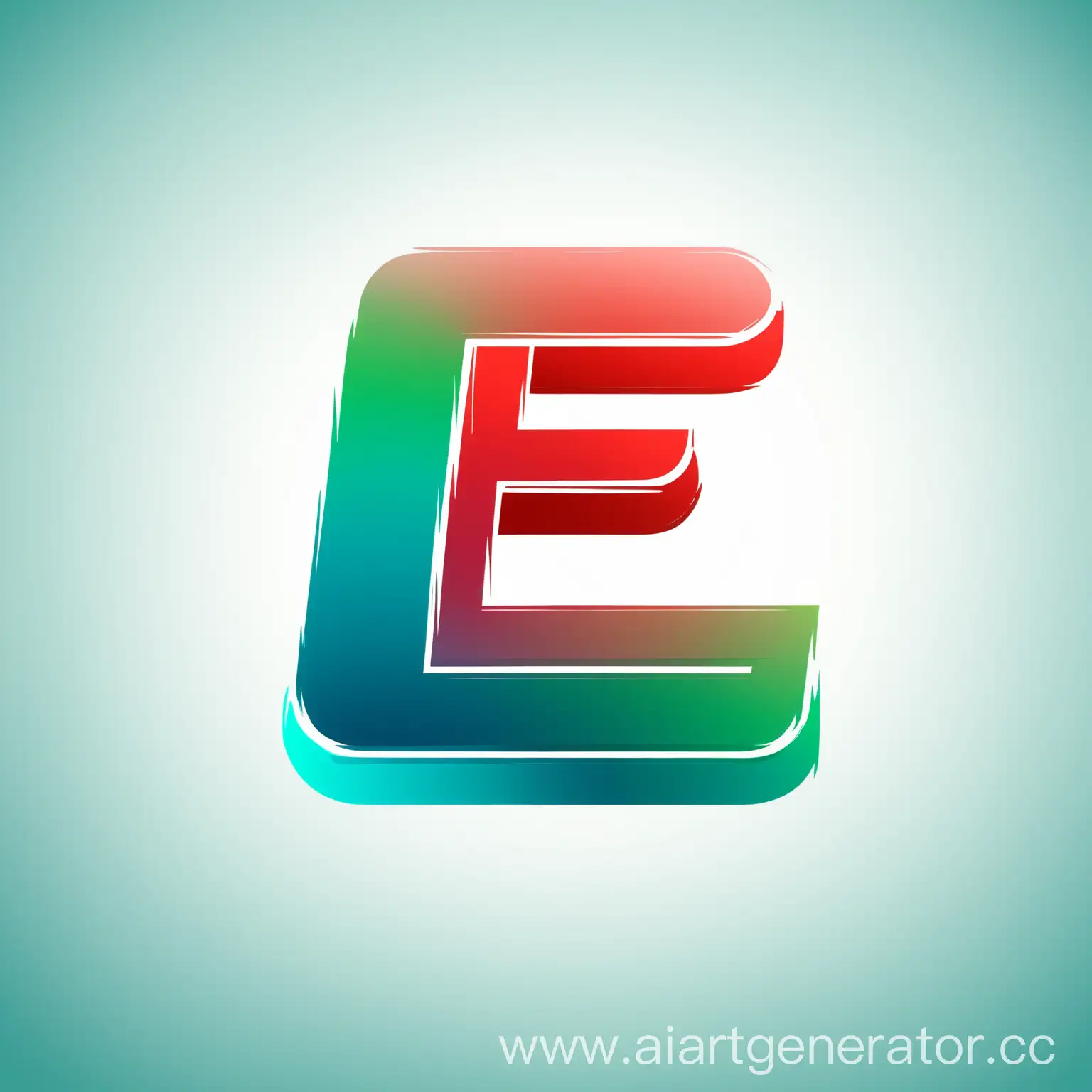 Gradient-BlueRedGreen-Letter-E-Logo-Design