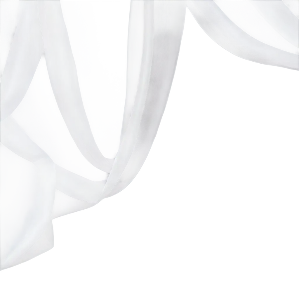 transparent white silk texture