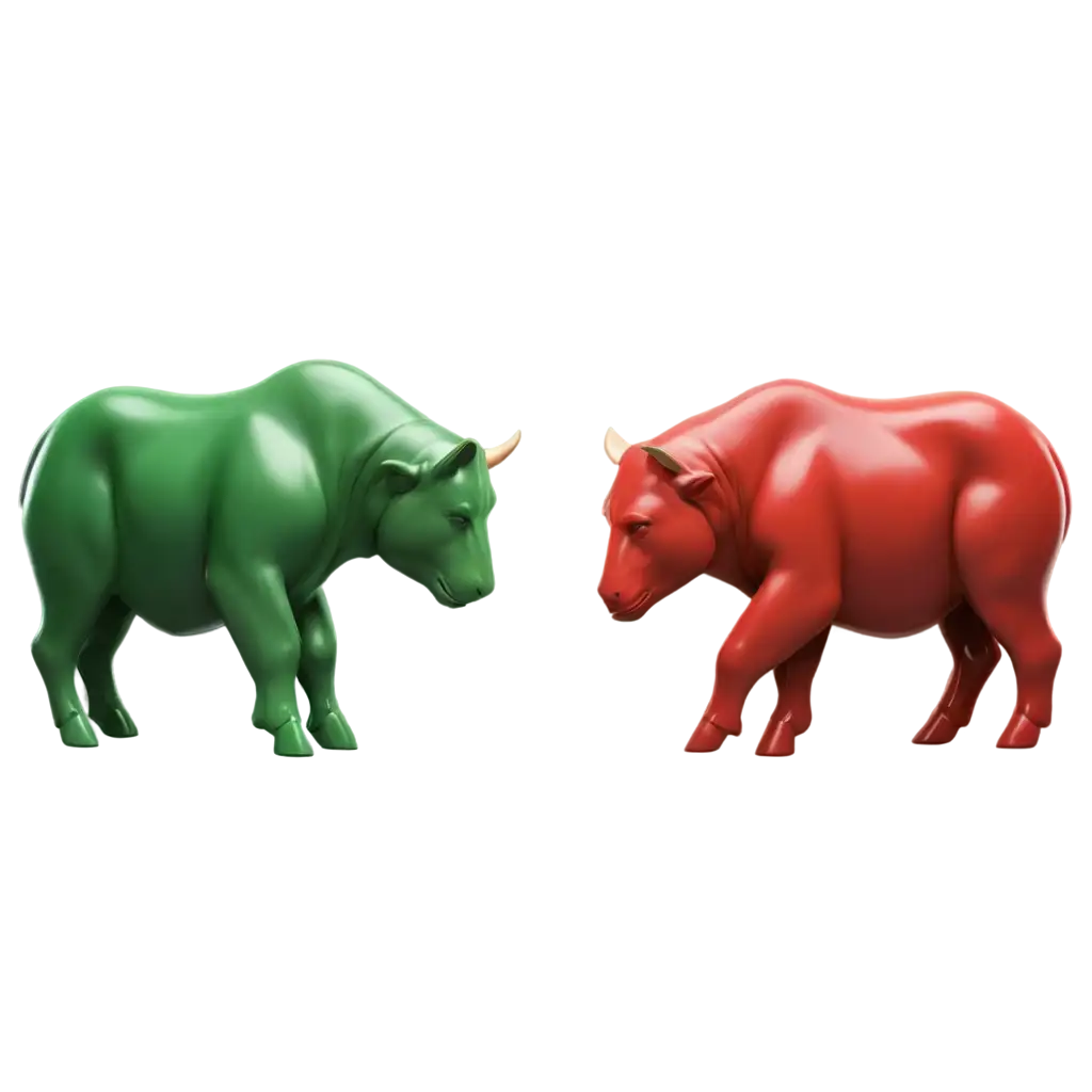 Bull-vs-Bear-Faceoff-PNG-Red-vs-Green-FinanceThemed-3D-Icon-for-Market-Representation