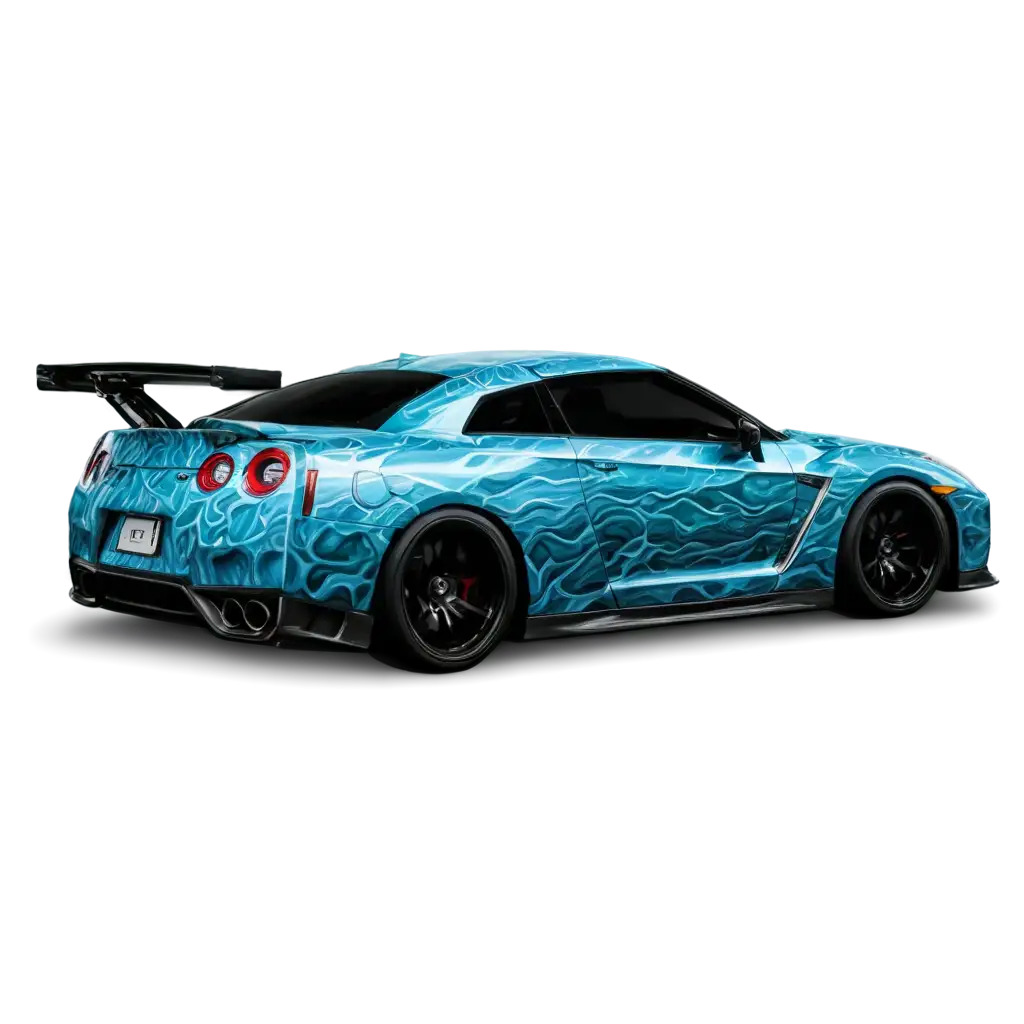 Nissan-GTR-in-Japanese-Ocean-Waves-Hoonigan-Bedroom-Theme-PNG-Image-for-HighQuality-Visual-Appeal