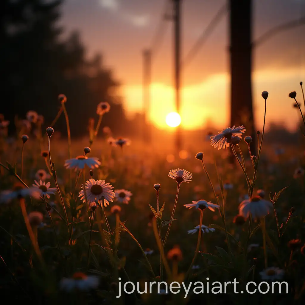 A-Reflective-Moment-at-Sunset-with-Family-and-Nature