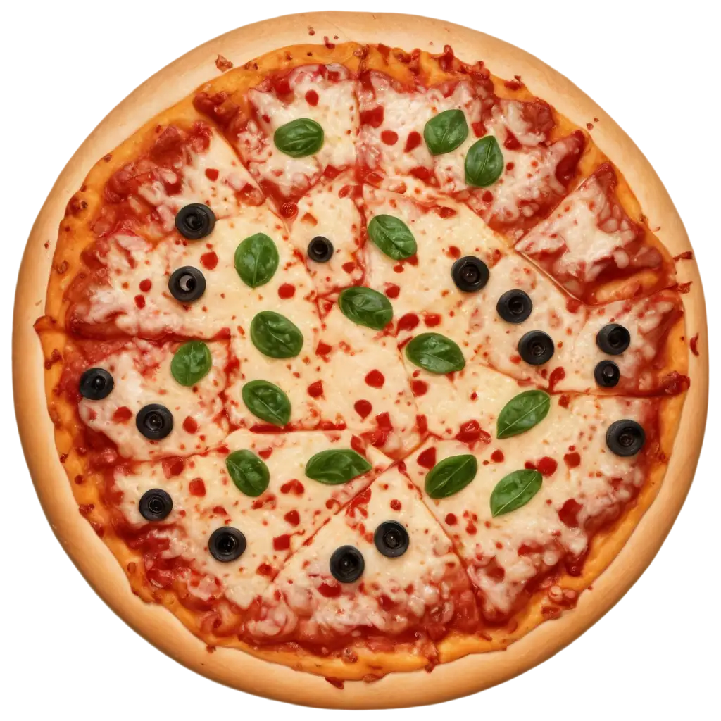 HighQuality-Top-View-Single-Pizza-PNG-Image-for-Culinary-and-Digital-Use