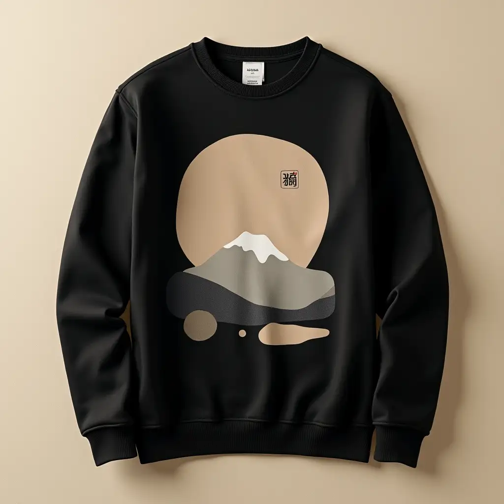 Minimalist-JapaneseScandinavian-Sweatshirt-Design-Featuring-Calming-Organic-Shapes