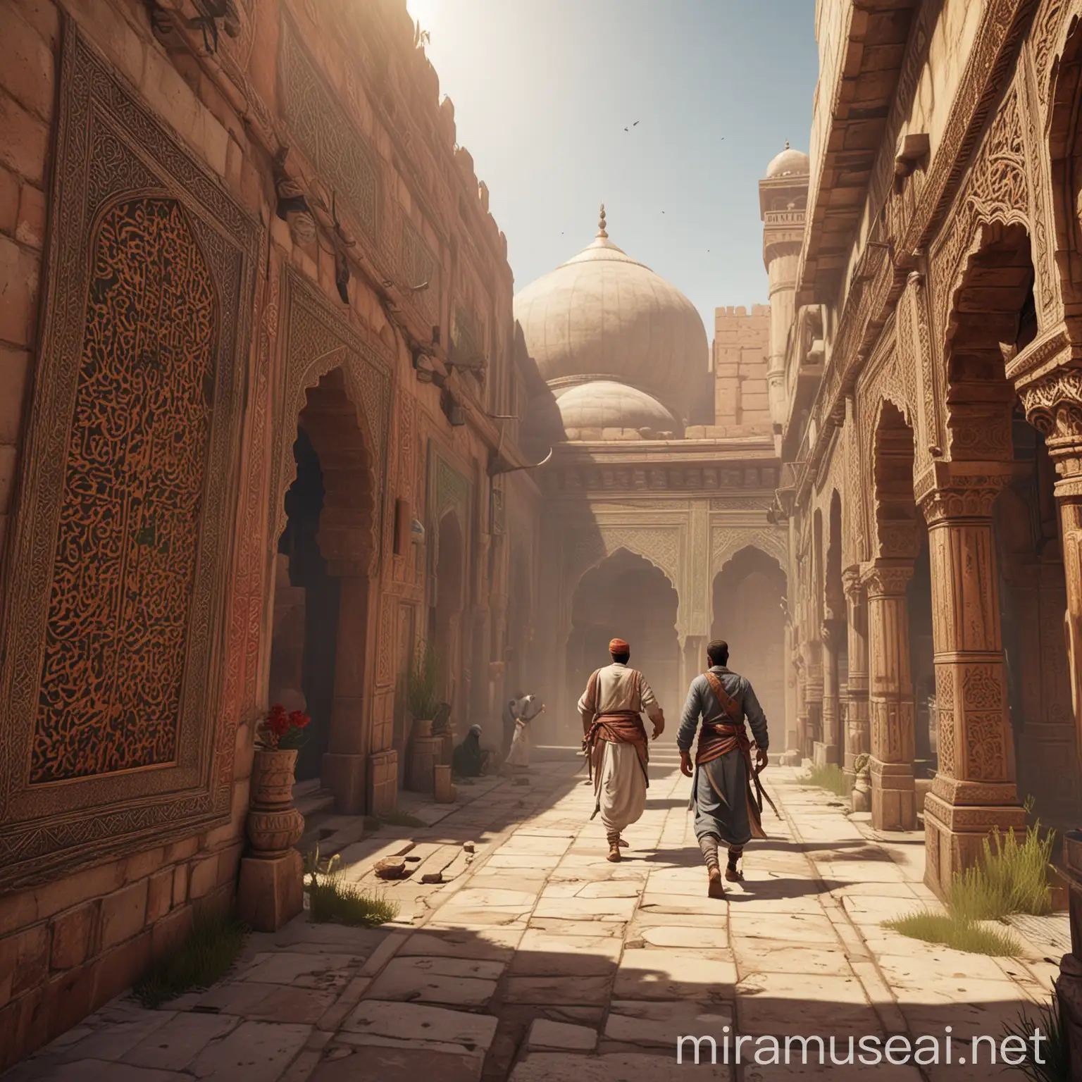 MughalInspired Parkour Adventure Game with Stealth Elements and Guards