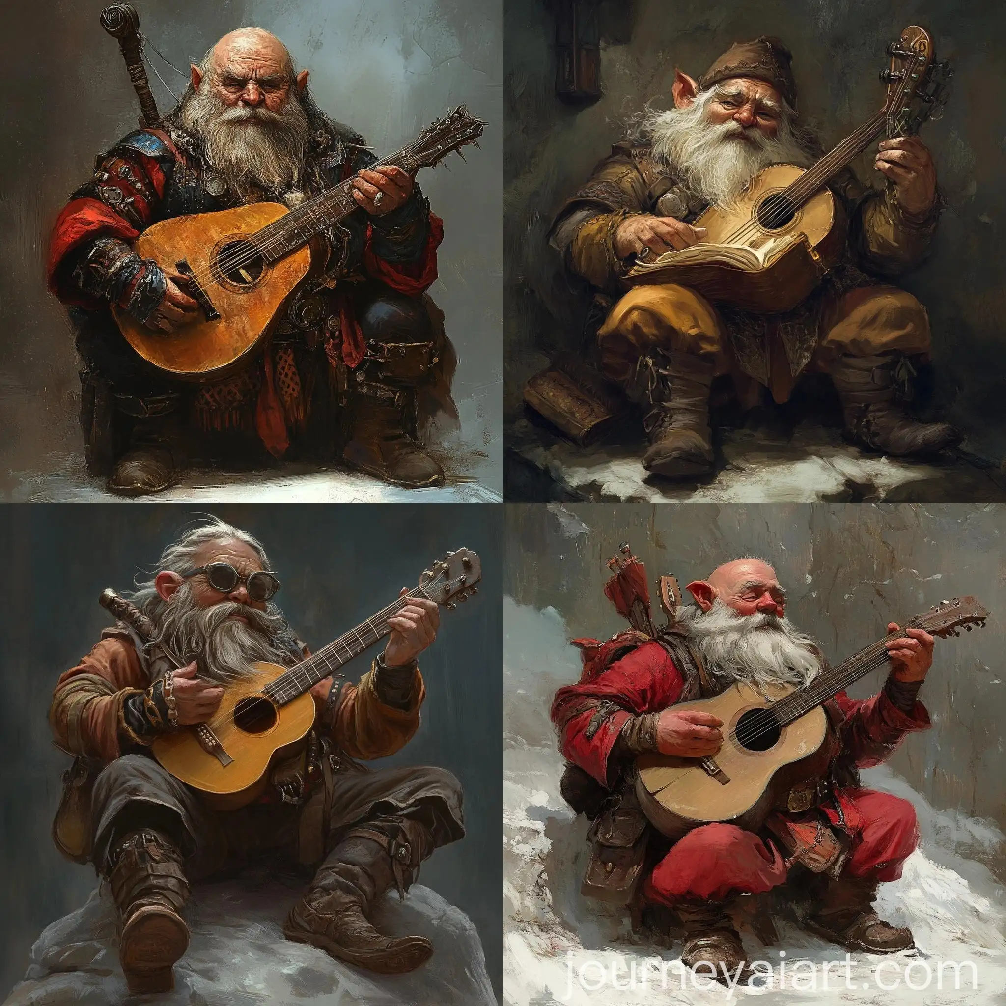 Enchanting-Dwarf-Bard-Performing-with-Musical-Charm