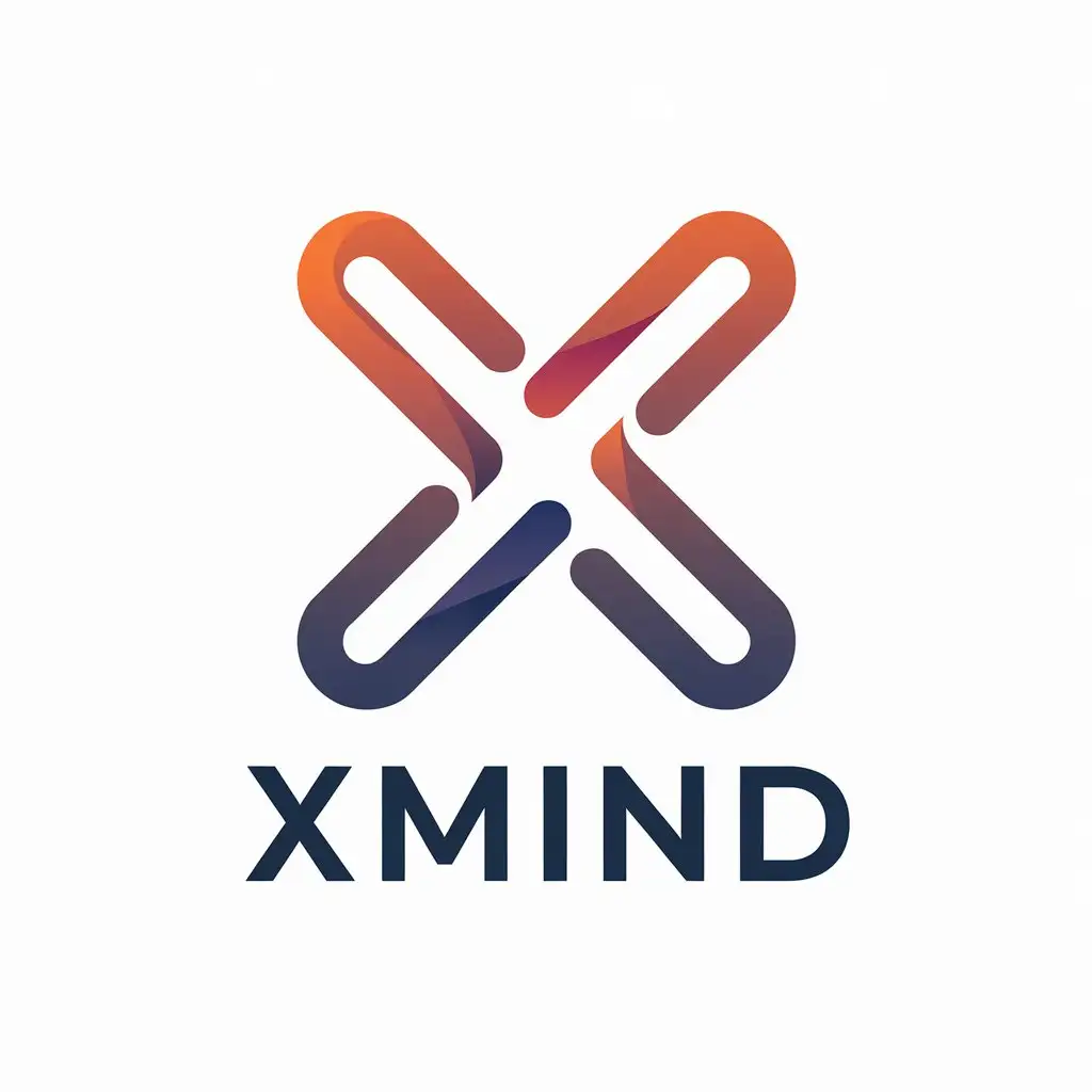 LOGO Design for XMind VectorBased Clean and Modern with Mind Mapping Symbolism