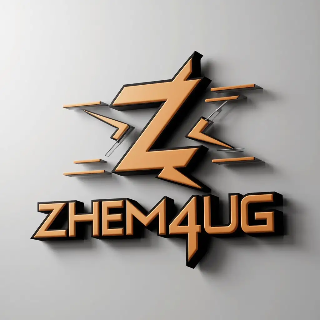 LOGO-Design-For-Zhem4ug-Letter-Z-and-Lightning-in-Construction-Industry