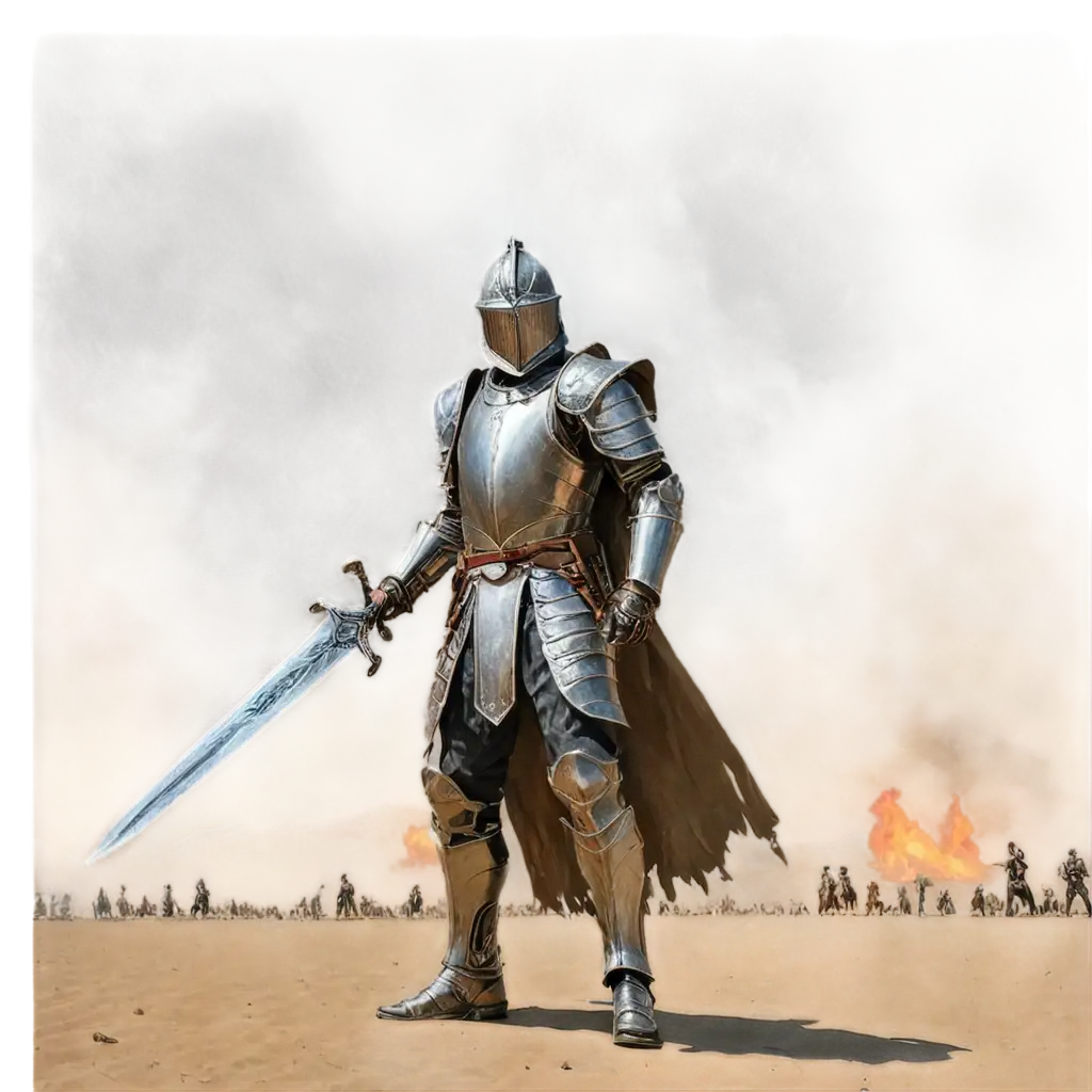 Fantasy-Swordsman-in-Silver-Armor-Battle-Scene-PNG-HighQuality-Image-for-Dramatic-Fantasy-Themes