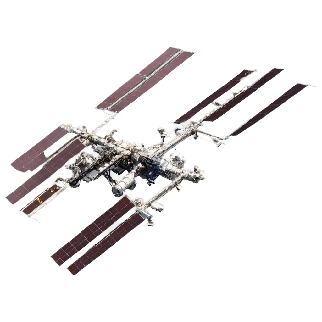 HighResolution-PNG-Image-of-the-International-Space-Station-for-Diverse-Applications