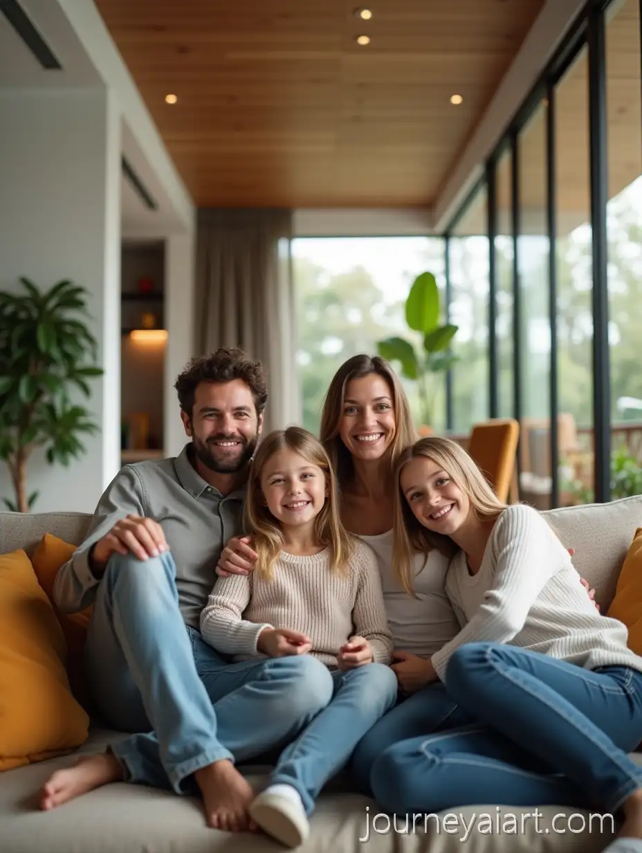Happy-Family-Enjoying-Modern-Luxury-Apartment-Interior-with-Natural-Light