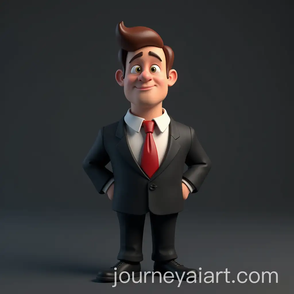 Classy-English-Butler-in-Business-Suit-8K-3D-Animated-Style