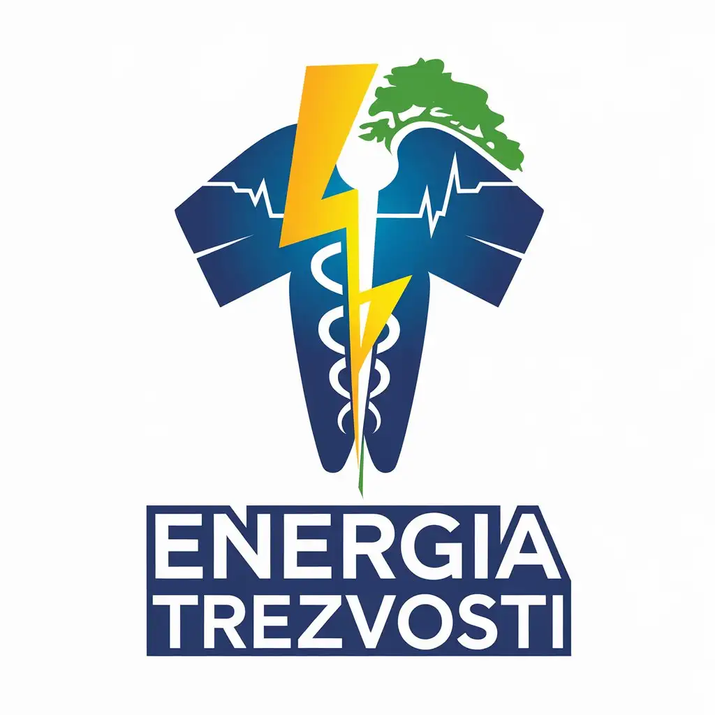 LOGO Design for Energia Trezvosti Medical Dental Industry Theme with Help Moderate Symbols