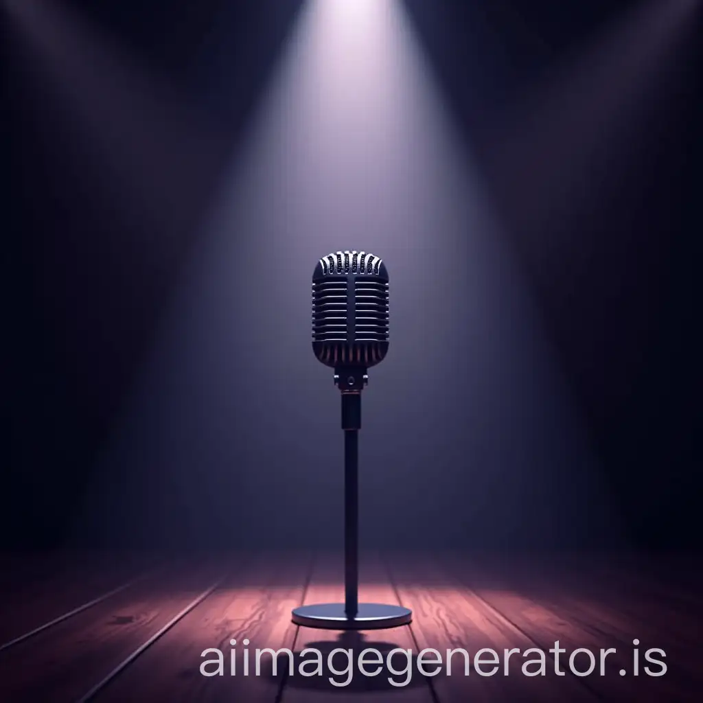 Stage-Scene-with-a-Large-Central-Microphone