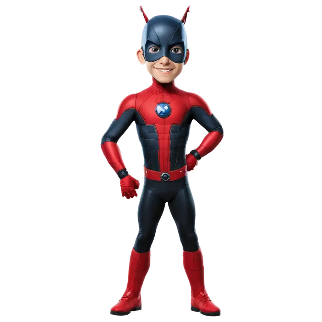 Dynamic-PNG-Image-Ant-at-Big-Building-in-Superhero-Costume