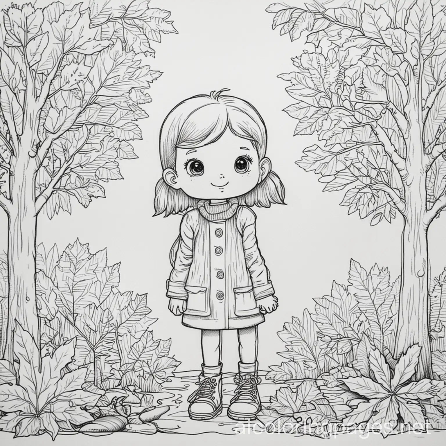 Simple-AutumnThemed-Coloring-Page-for-Kids