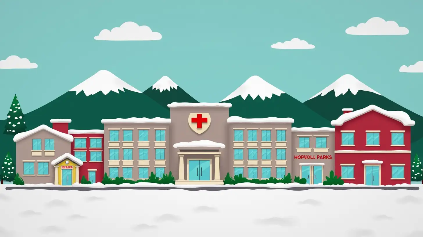 South Park Inspired Hospital Scene