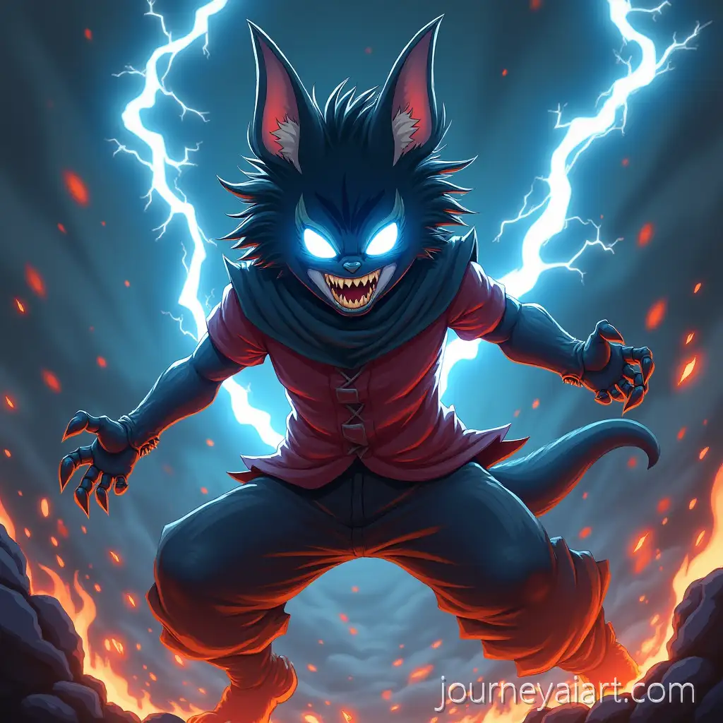 Aggressive-anime-characterAggressive-Anime-Character-in-Battle-Pose-with-Glowing-Eyes-and-Lightning-Effects