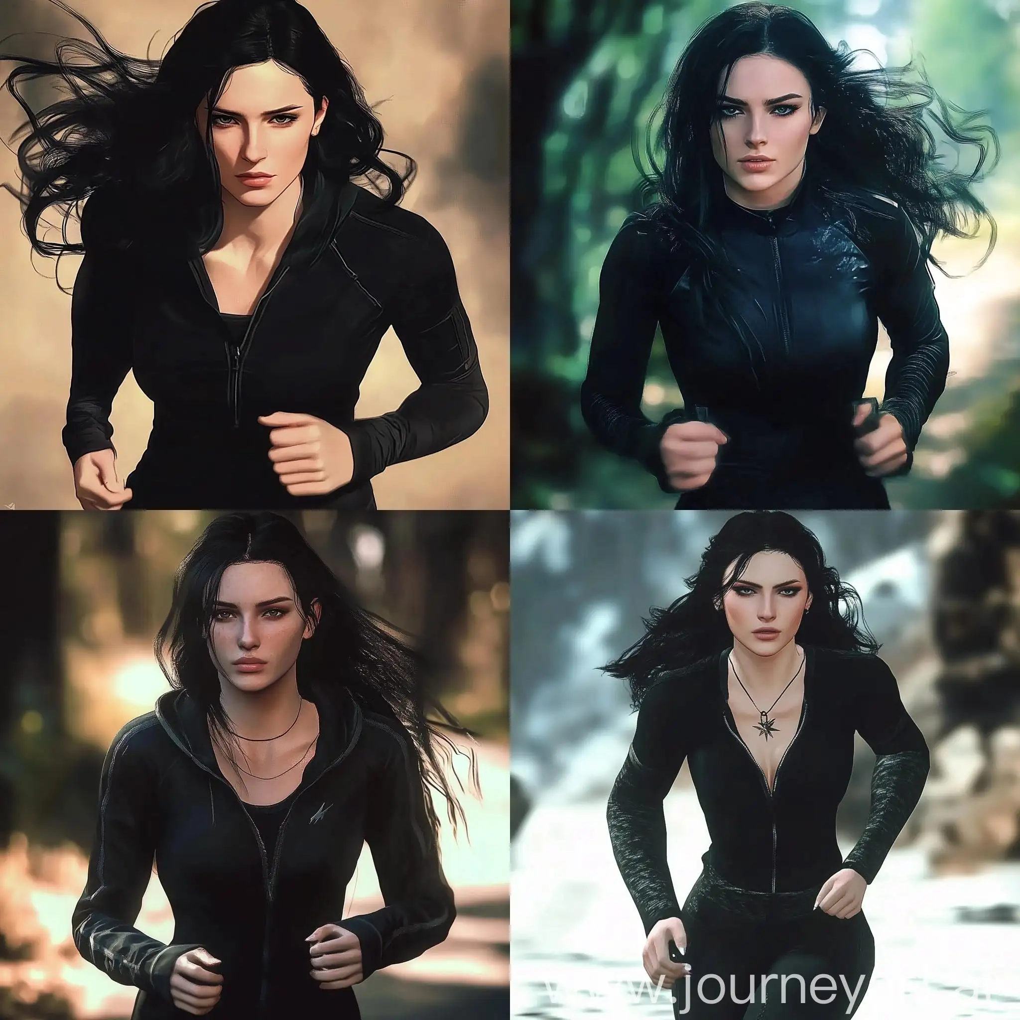 Yennefer-Jogging-in-Tracksuit