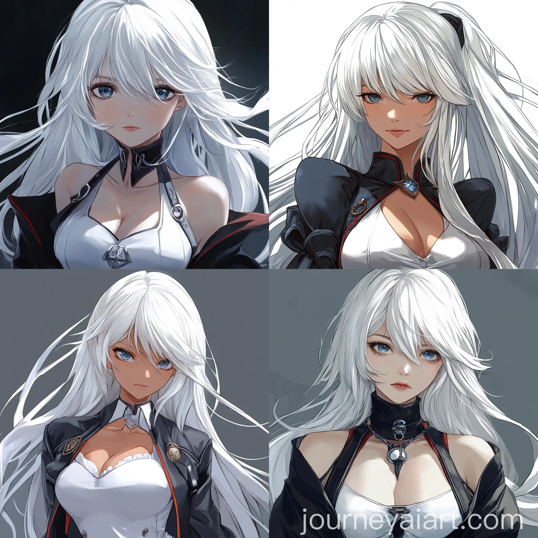 Anime-Girl-with-White-Hair-in-Futuristic-Cyberpunk-Style