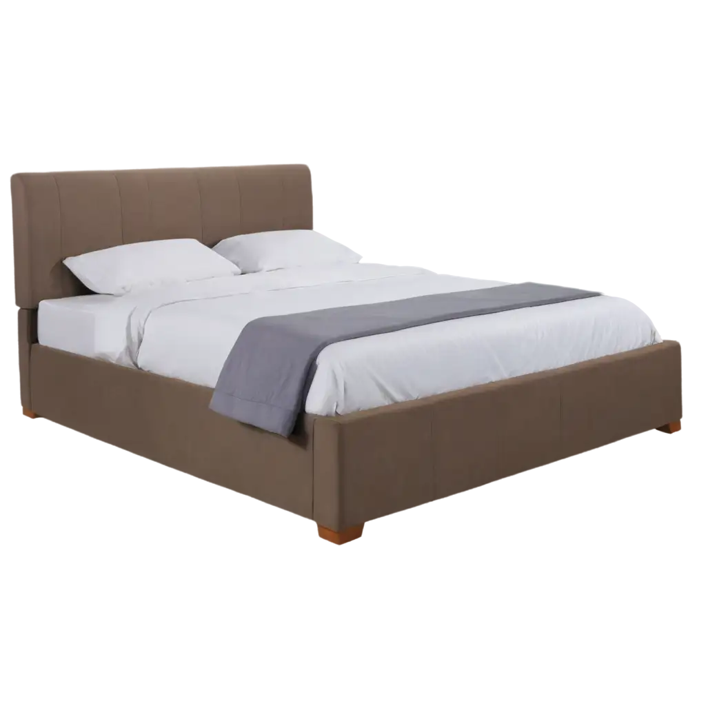 Double-Bed-PNG-Image-Enhance-Your-Design-Projects-with-HighQuality-Clarity