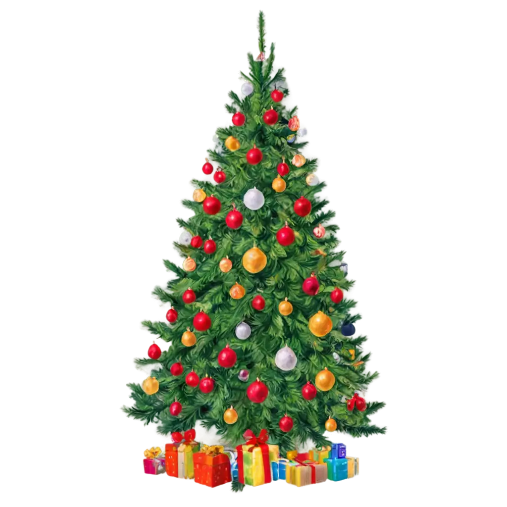 Christmas-Tree-with-Toys-PNG-Image-for-Holiday-Decor-and-Design-Projects