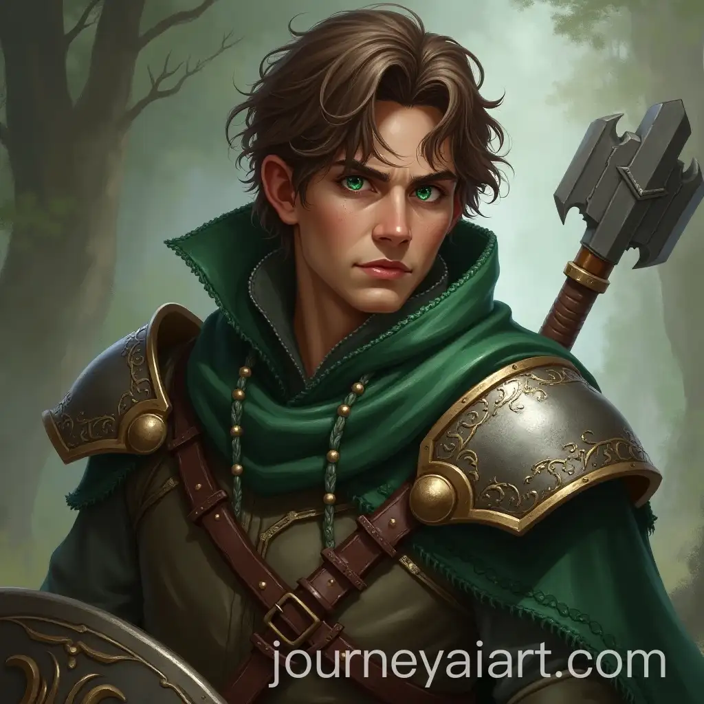 Dungeons-and-Dragons-Twilight-Cleric-with-Warhammer-and-Shield