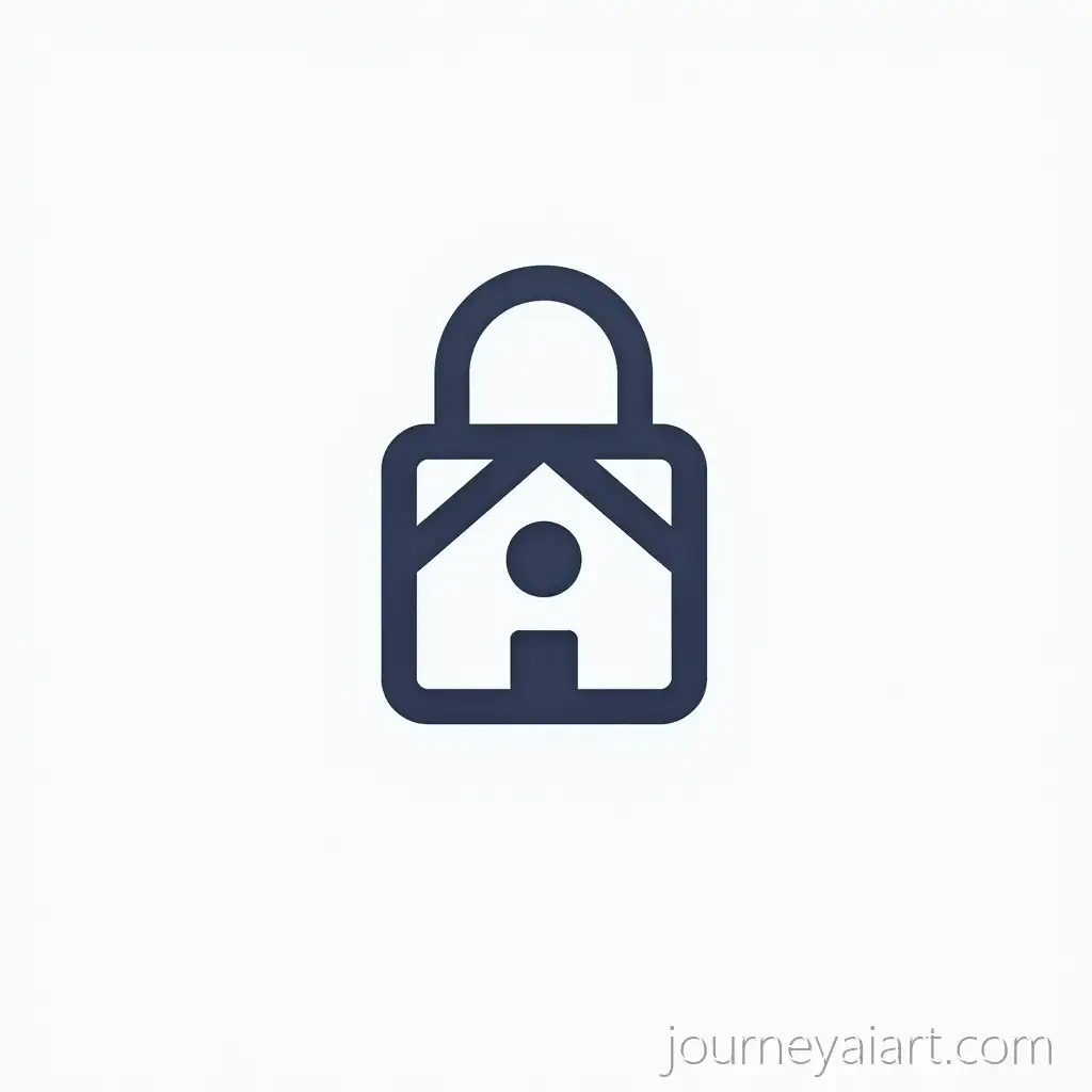 Modern-Smart-Home-Logo-Featuring-Security-Technology-and-Comfort