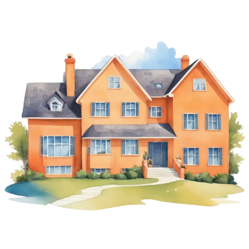 Dream-House-Illustration-PNG-A-Visual-Representation-of-a-Young-Persons-Aspirations