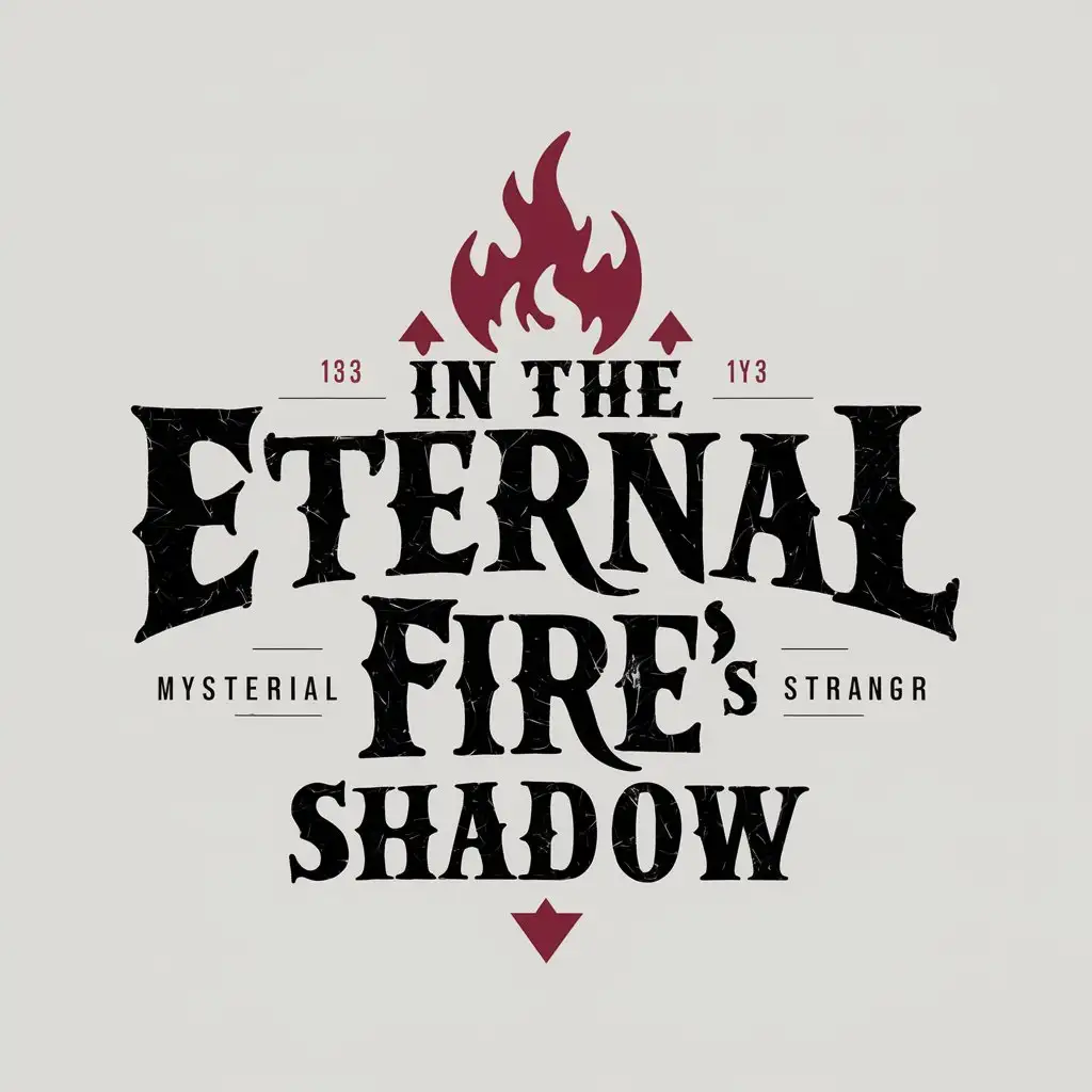 LOGO-Design-for-In-The-Eternal-Fires-Shadow-Mysterious-Death-Strange-Horror-Flame-Theme