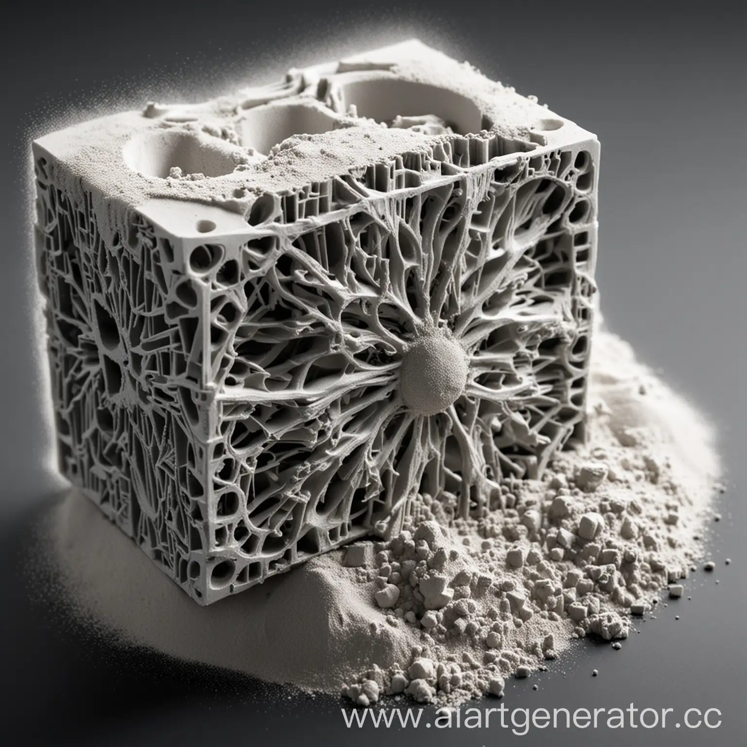 Additive-Manufacturing-Process-for-Parts-Inside-Volume-Powder