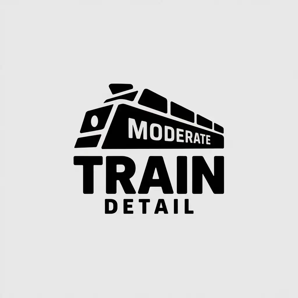 LOGO Design For Train Detail Vector Design with Automotive Theme