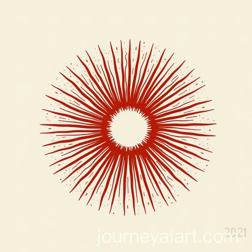 Minimalist-Kyudo-Logo-with-Fireworks-Theme