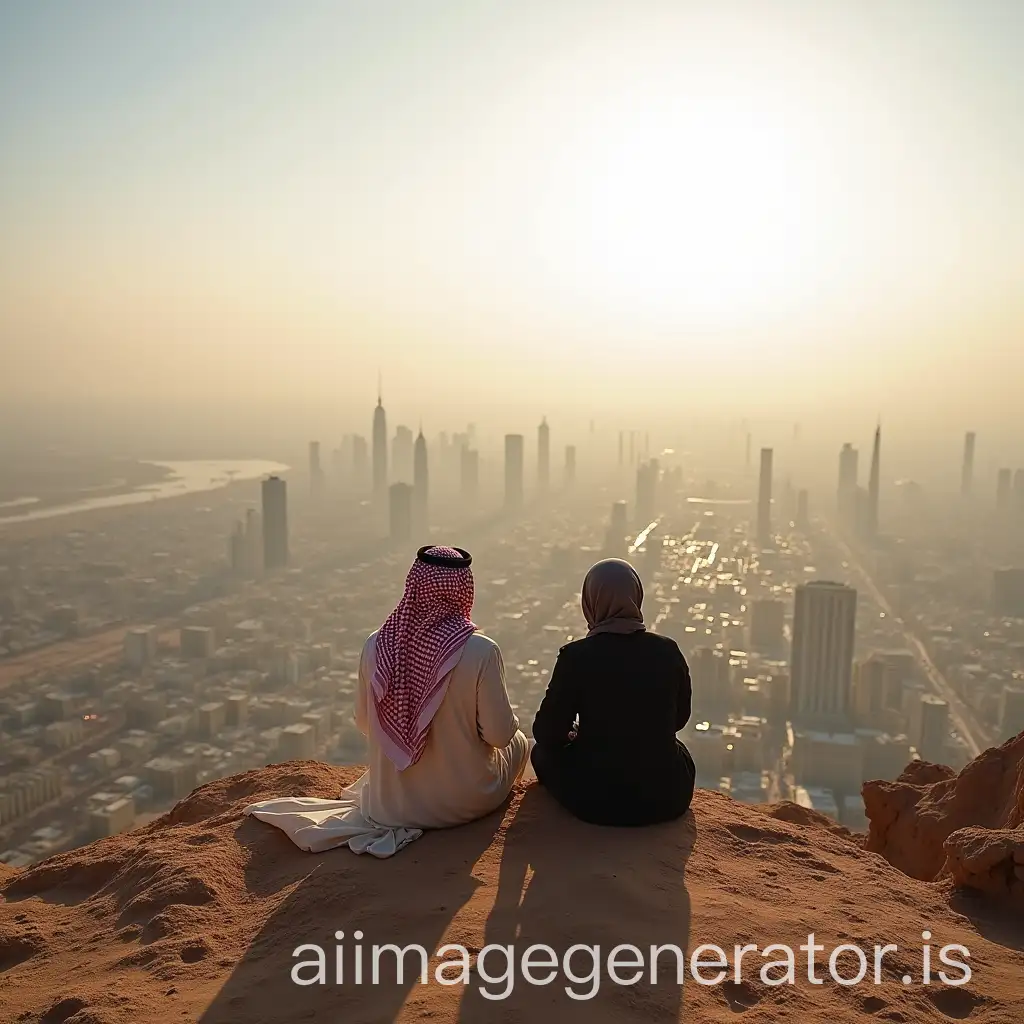 Aerial-View-of-Riyadh-with-Two-People-Overlooking-the-Cityscape