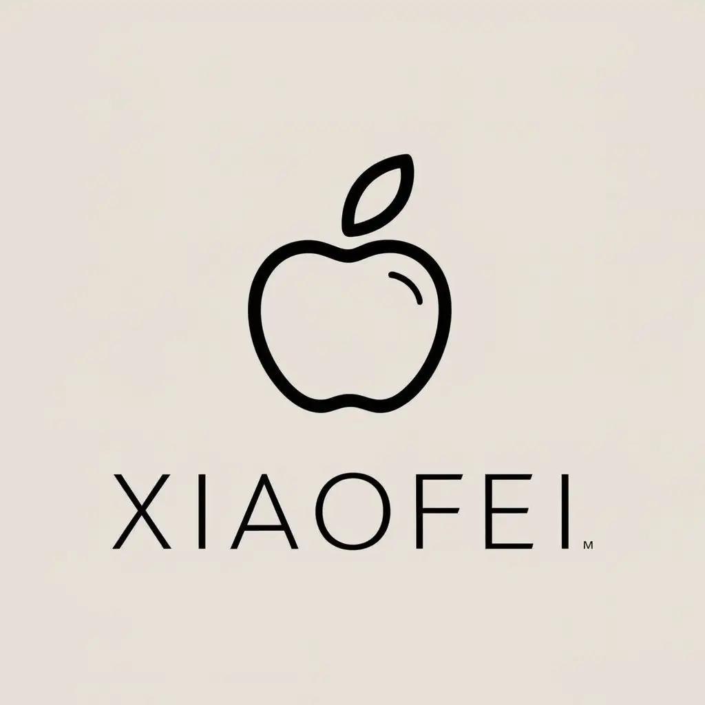 LOGO-Design-for-Xiaofei-Apple-Symbol-with-a-Modern-Touch