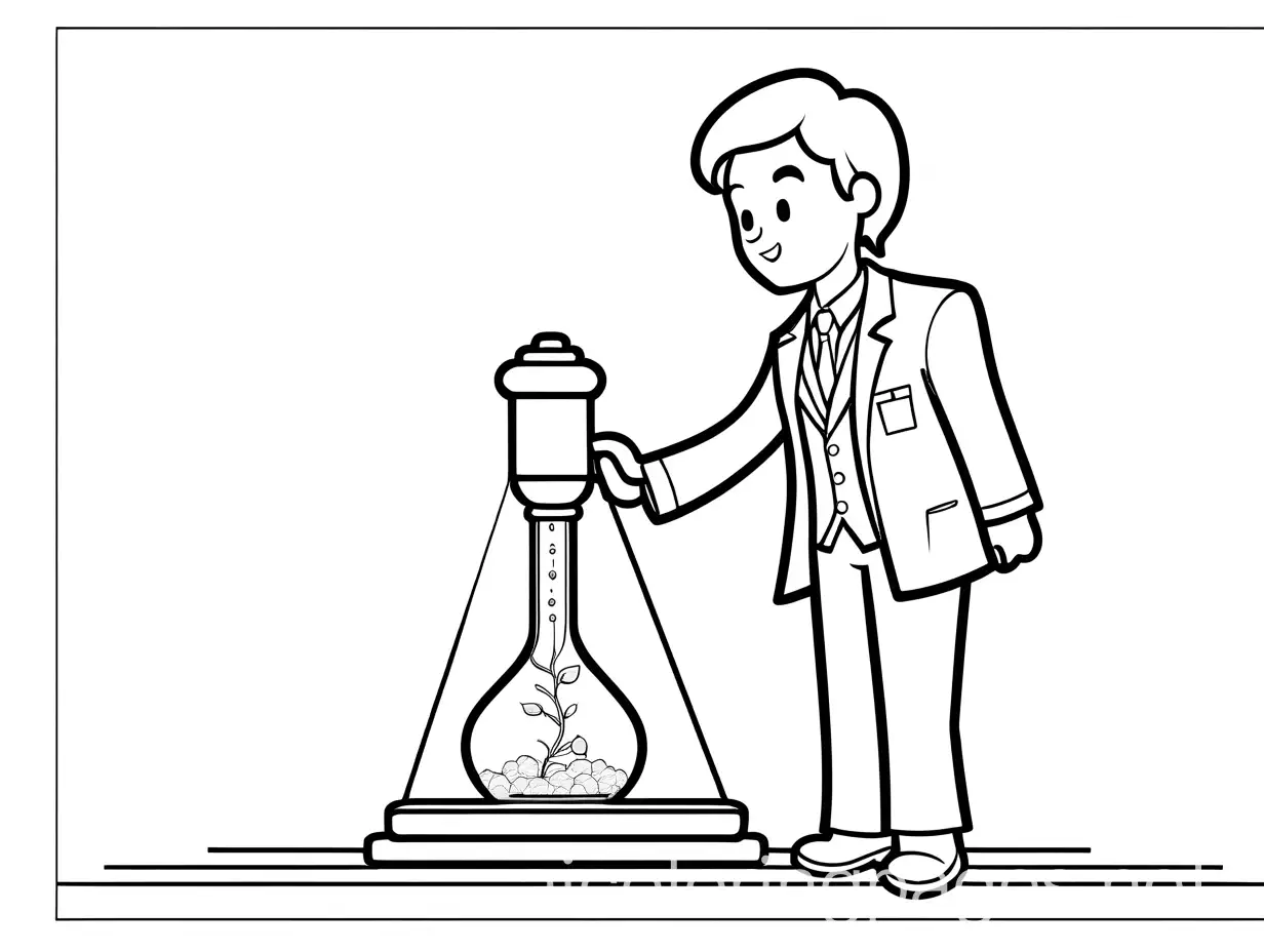 Scientist-Holding-a-Large-Bulb-Coloring-Page-for-Kids