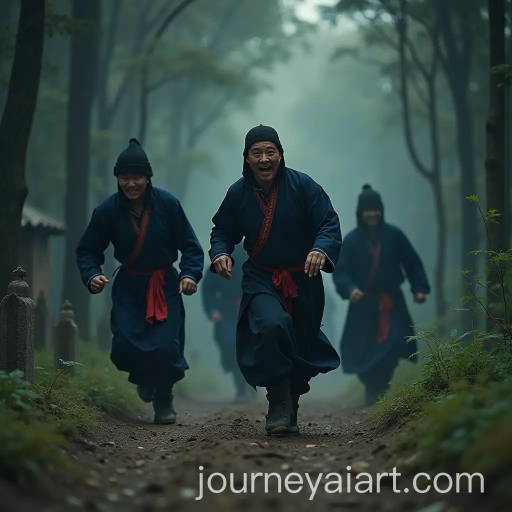 Hmong-Men-Fleeing-From-Ghost-in-the-Forest-at-Night